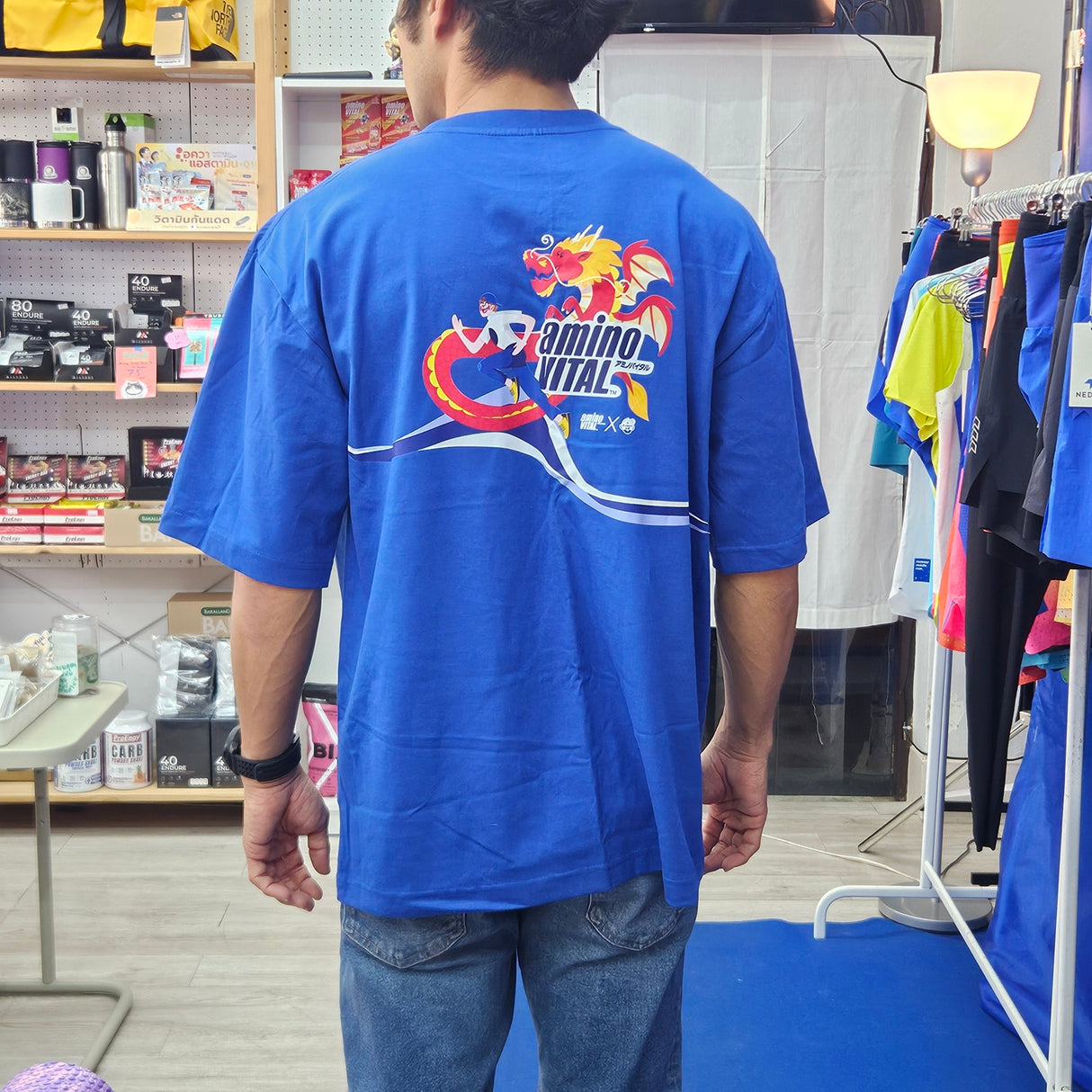 สินค้าแถม Amino vital dragon oversize shirt