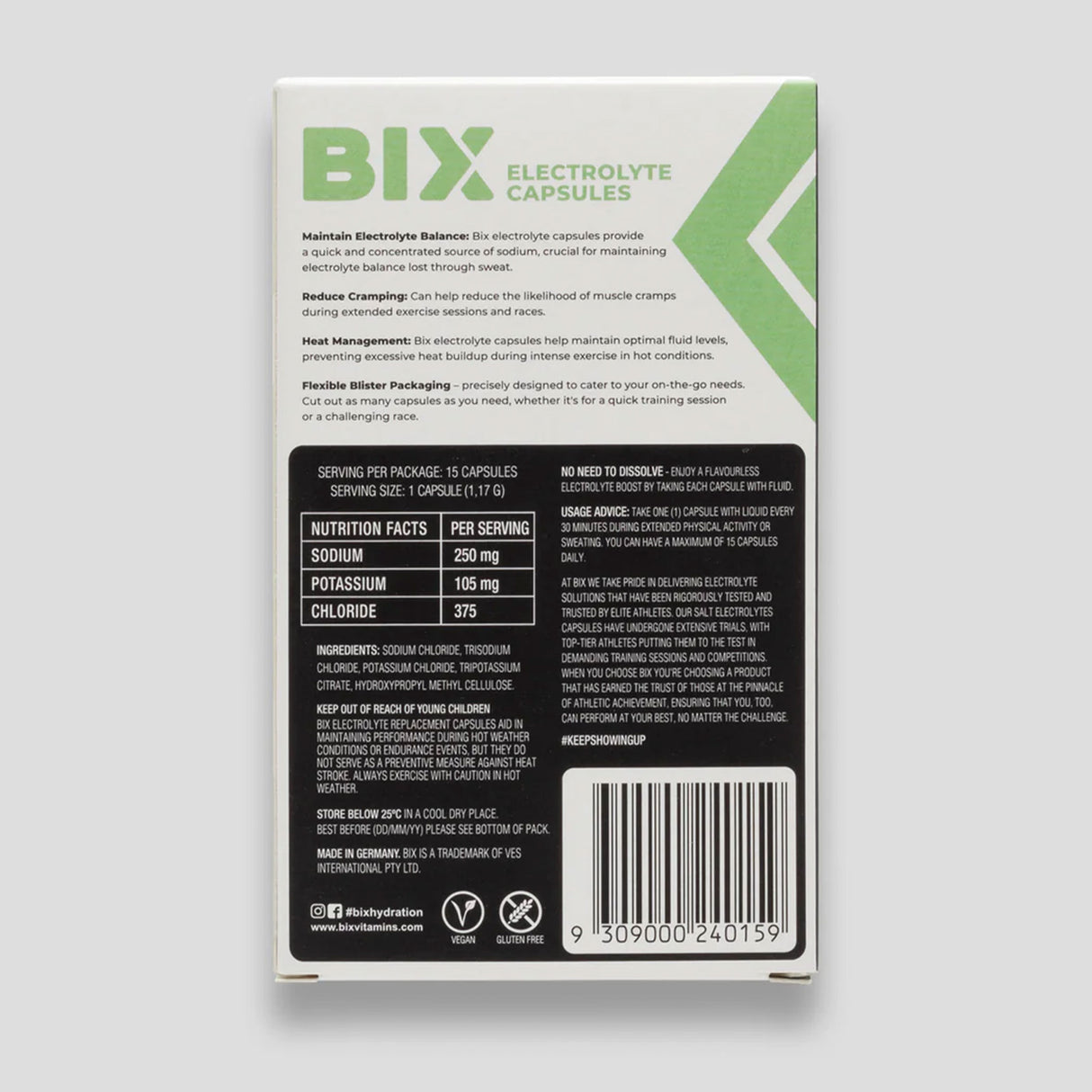 BIX Salt Electrolyte Caps 15 capsules