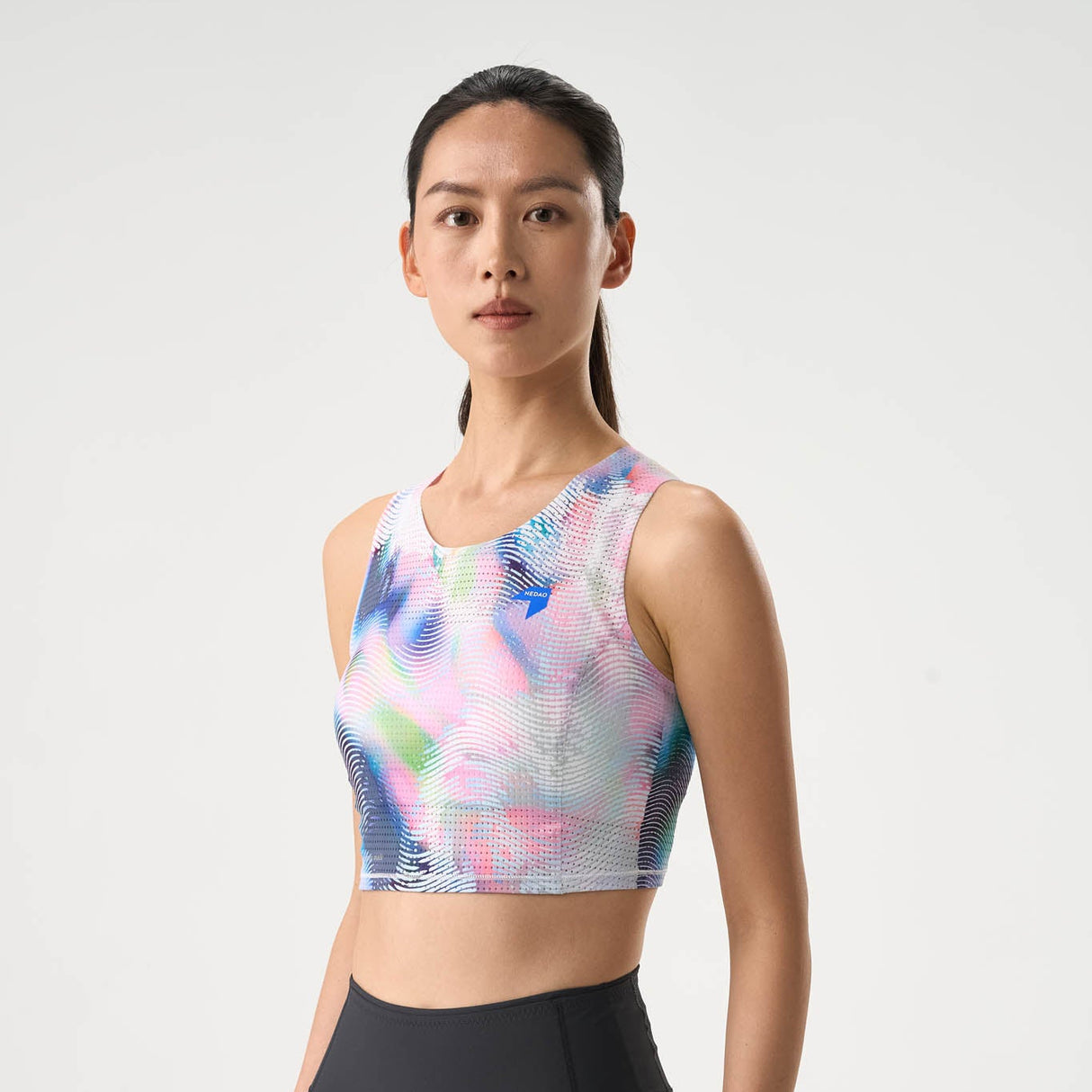 NEDAO 2026 WOMEN'S QIFLOW RUNNING CROP TOP V2.0 - VORTEX
