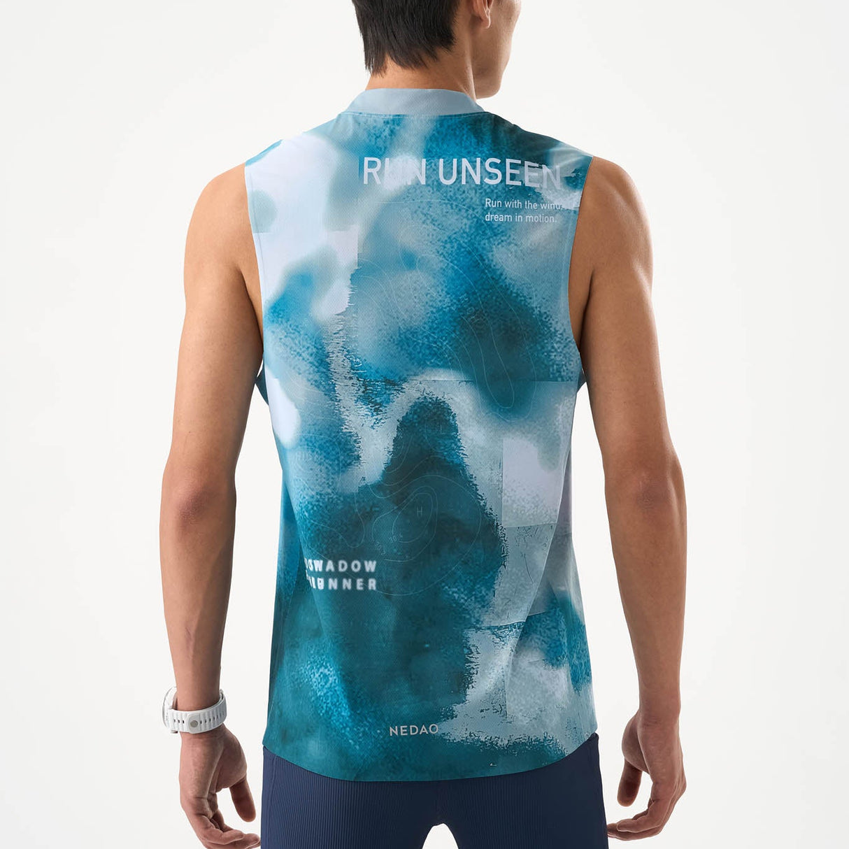 NEDAO 2026 MEN'S WINDFLOW ZIP SLEEVELESS SHIRT - VORTEX