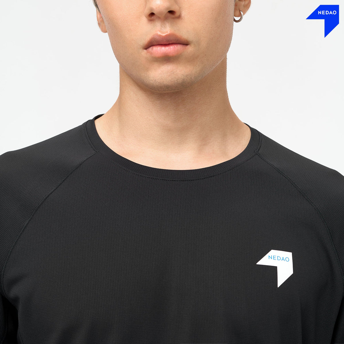 NEDAO 2026 MEN'S GRAIN TEXTURE RUNNING LONG SLEEVE