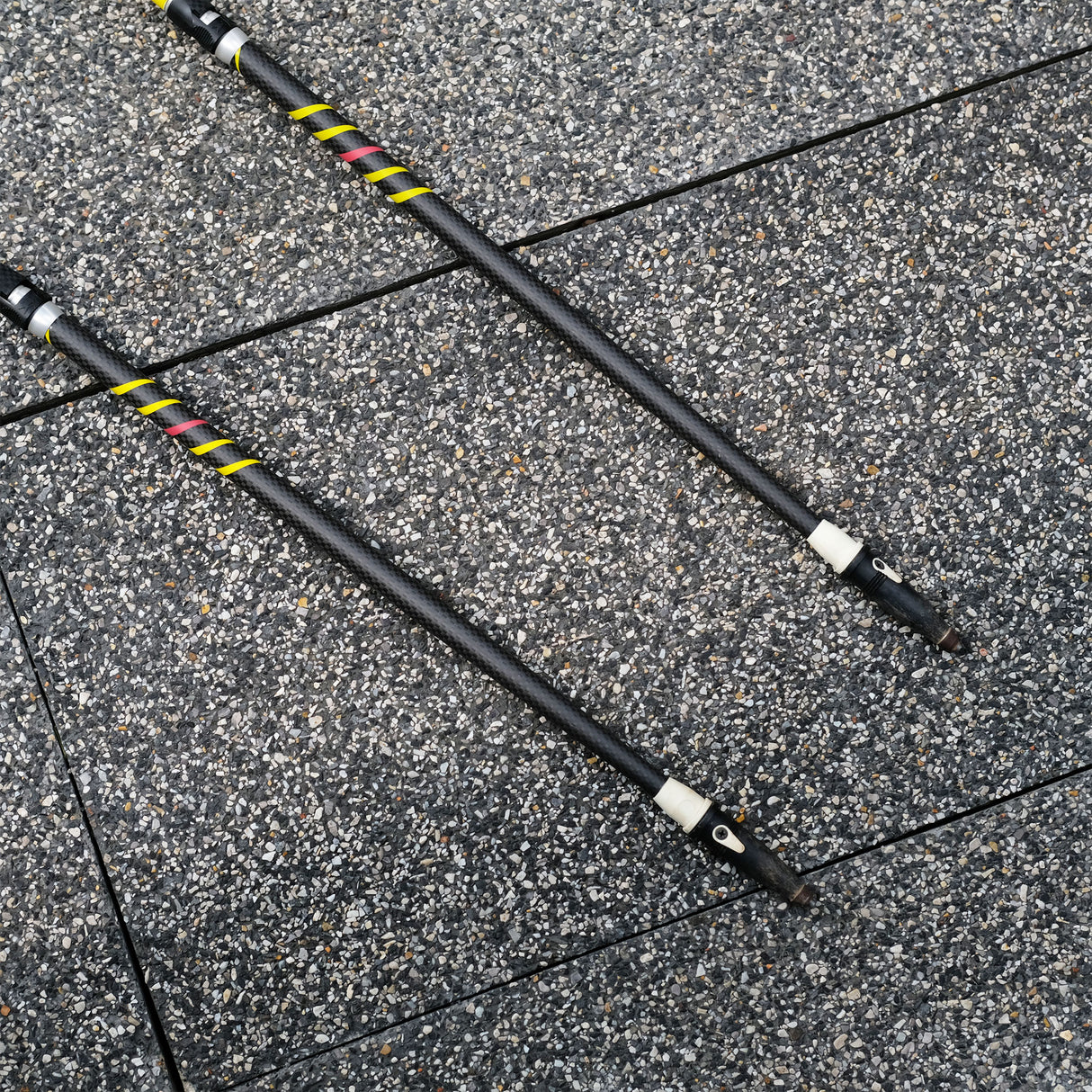 สินค้าปล่อยเช่า_ไม้เทรคกิ้งโพล Guidetti Pole Platinum Neo Trekking Pole (Perf Black/Yellow, 120)