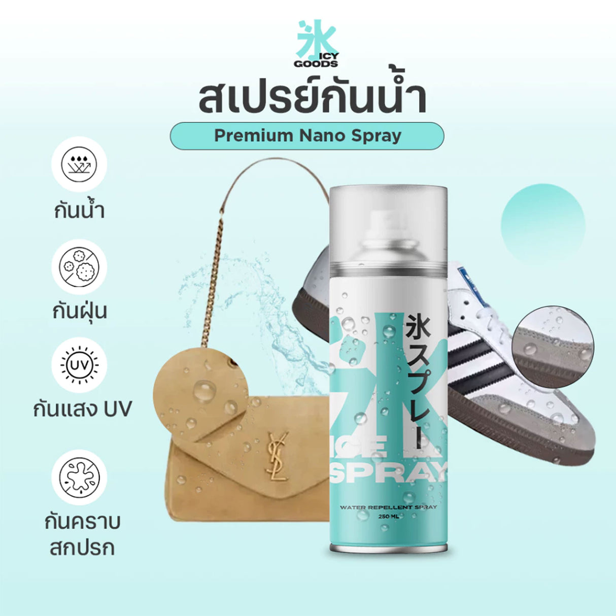 ICY GOODS WATERPROOF NANO SPRAY 250ML