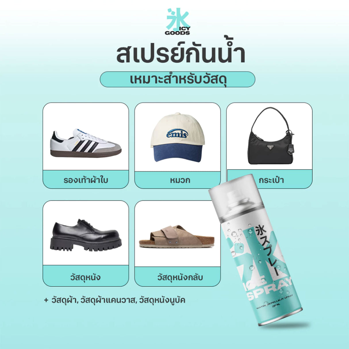 ICY GOODS WATERPROOF NANO SPRAY 250ML