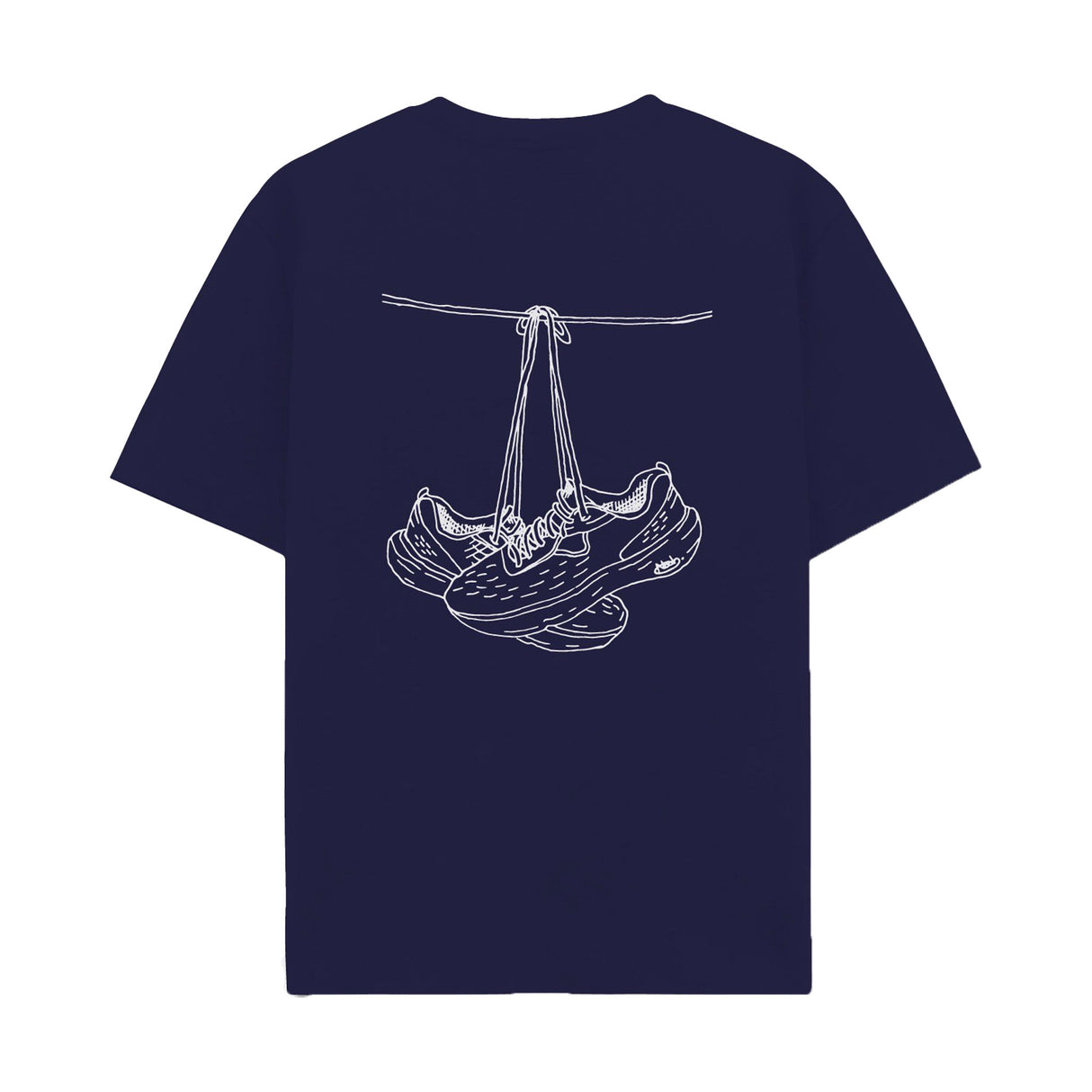 JUSTRUN SPORT UNISEX LIMITED EDITION COTTON T-SHIRT #SKETCHED BY UK ARTIST NOAH FRANCIS