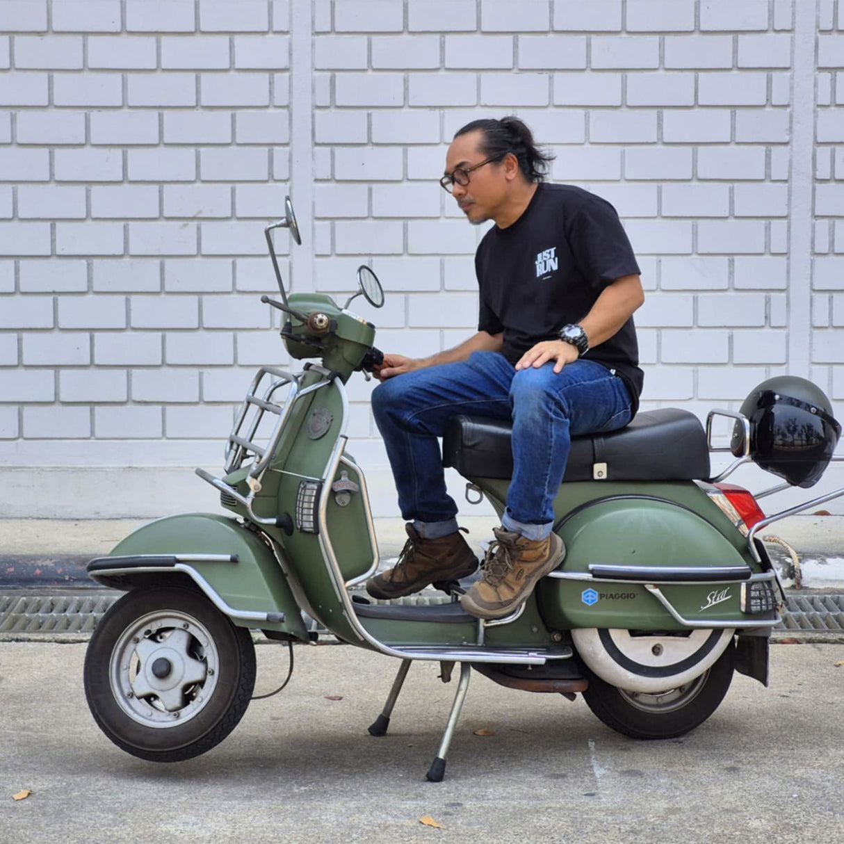 JUSTRUN SPORT UNISEX RELAXED COTTON T-SHIRT #ORIGINAL DESIGN