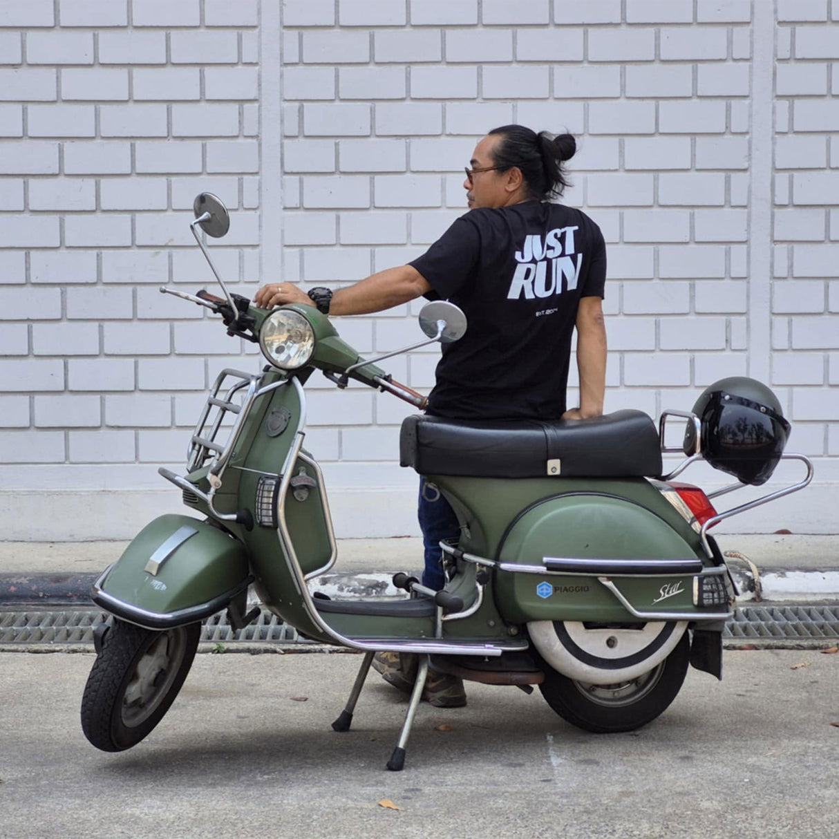 JUSTRUN SPORT UNISEX RELAXED COTTON T-SHIRT #ORIGINAL DESIGN