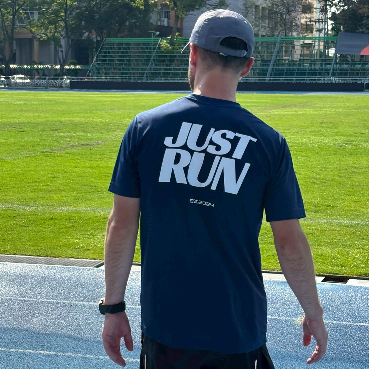 JUSTRUN SPORT UNISEX RUNNING TEE #ORIGINAL DESIGN