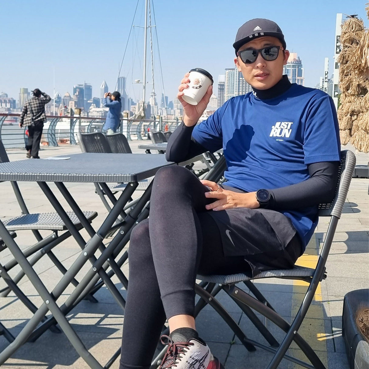 JUSTRUN SPORT UNISEX RUNNING TEE #ORIGINAL DESIGN