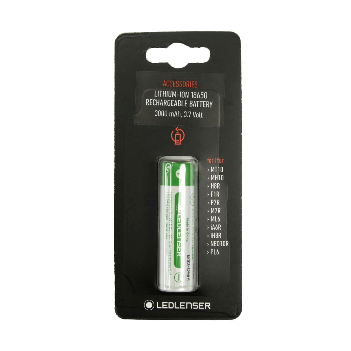 Ledlenser 18650 Li-Ion Rechargeable Battery 3000mAh