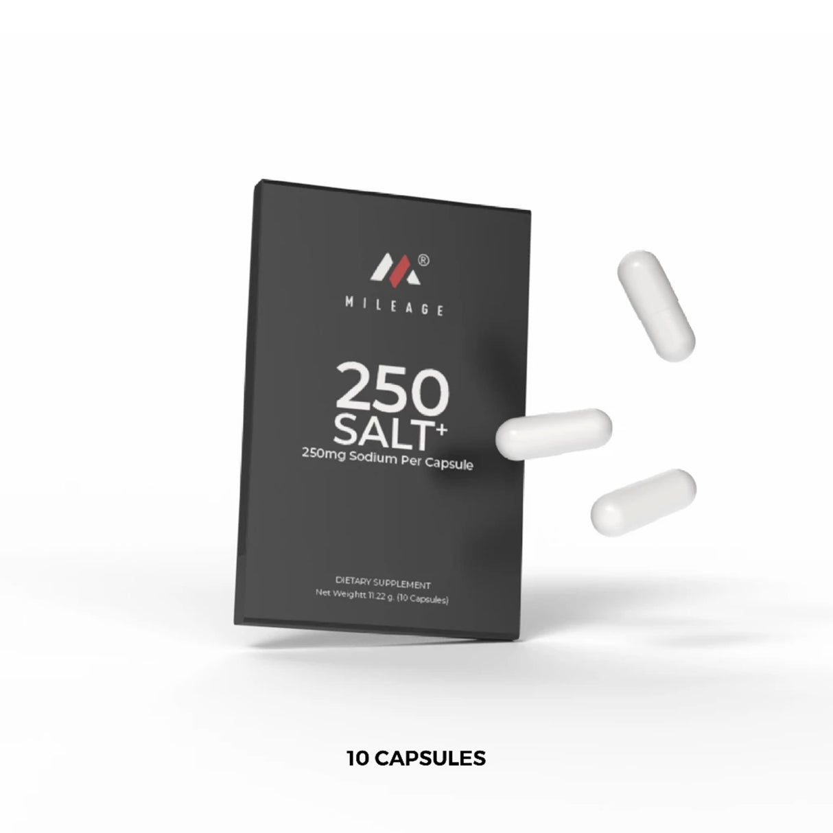 MILEAGE 250 SALT+ ELECTROLYTE CAPSULES #10CAPSULES