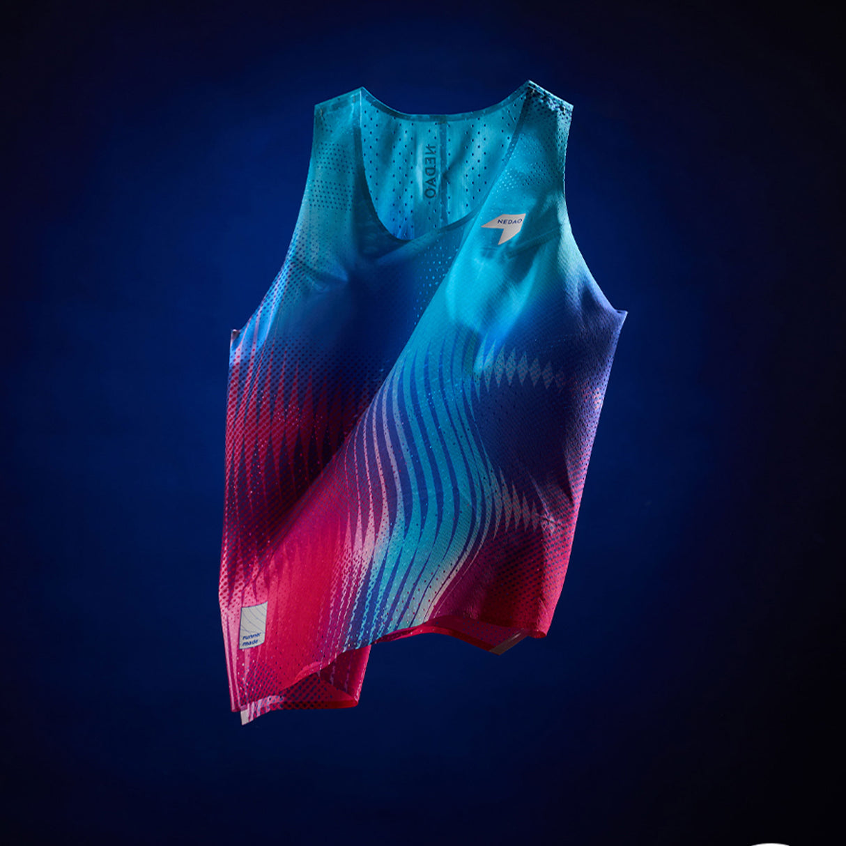 NEDAO Men's QiFlow Racing Singlet One Cut (Special Print Edition)