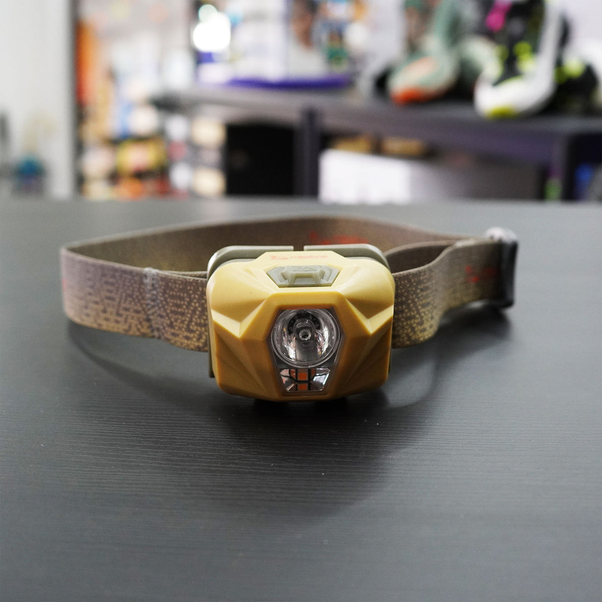 สินค้าปล่อยเช่า_ไฟฉาย Milestone MS-H2 420 Lumens Headlamp สี Sand