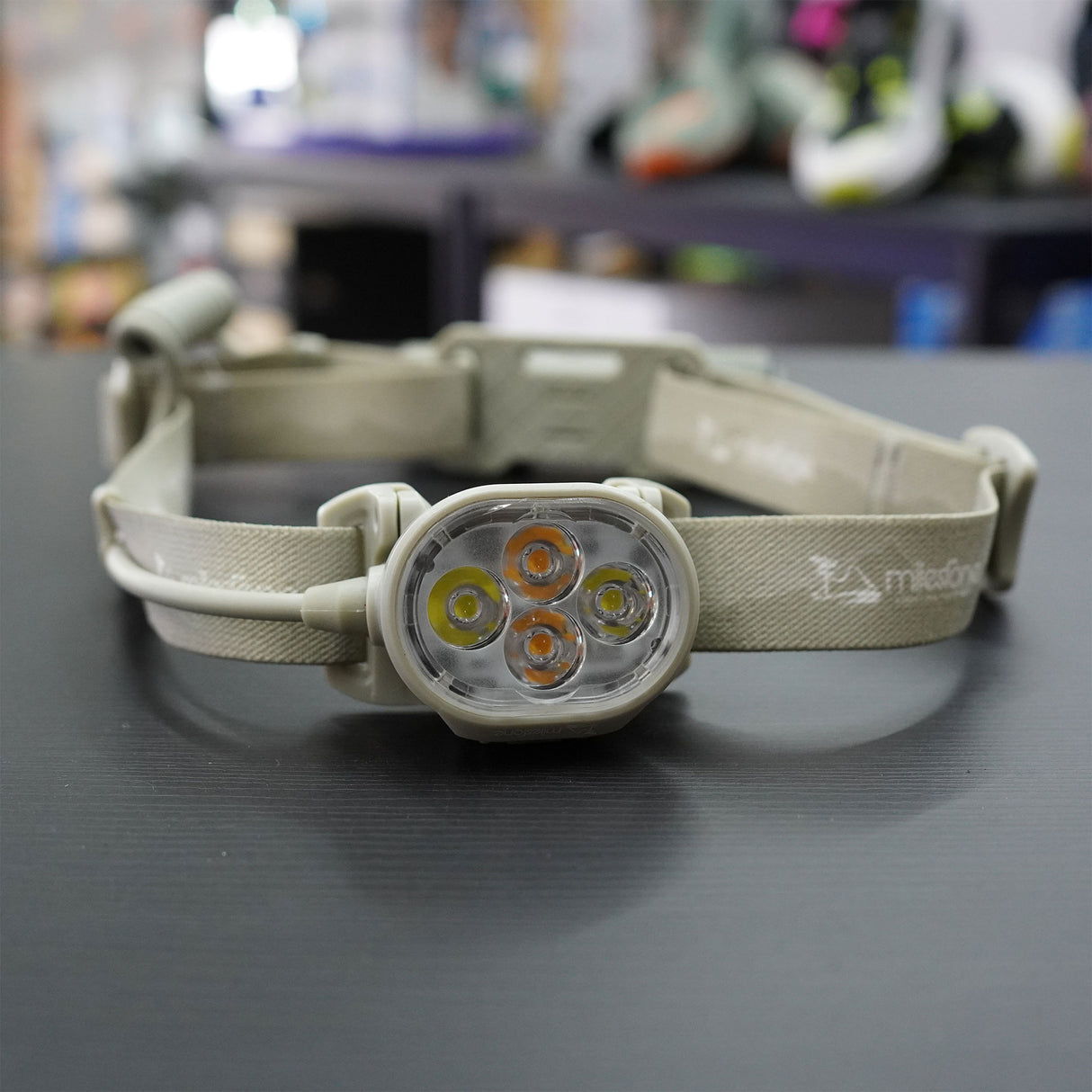 สินค้าปล่อยเช่า_ไฟฉาย Milestone MS-i1 1000 Lumens Headlamp สี Gray