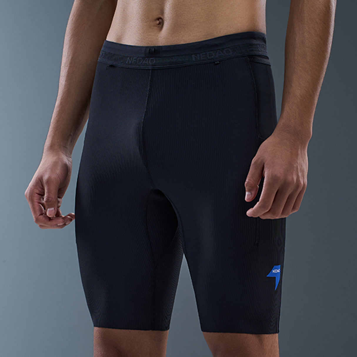 NEDAO MEN'S 1/2 LENGTH TRAIL RUNNING TIGHTS