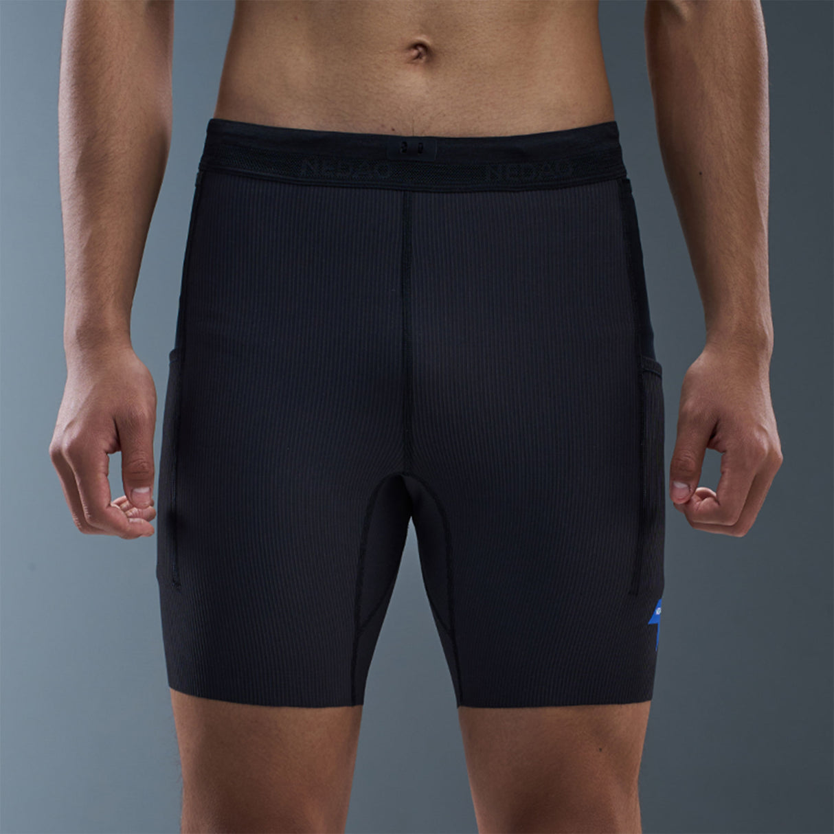 NEDAO MEN'S 1/2 LENGTH RUNNING TIGHTS VELOCITY X PRO (7''inseam)