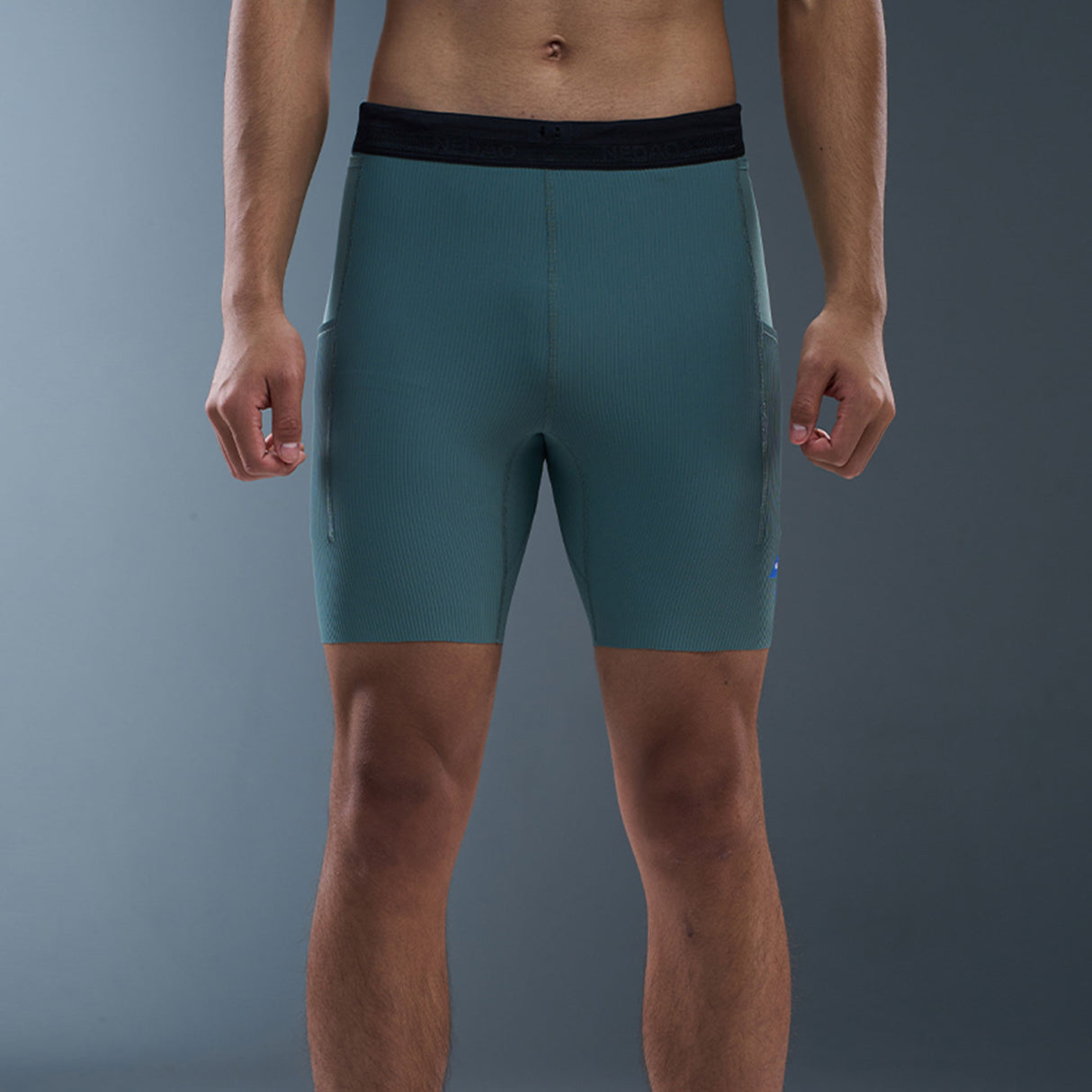 NEDAO MEN'S 1/2 LENGTH RUNNING TIGHTS VELOCITY X PRO (7''inseam)