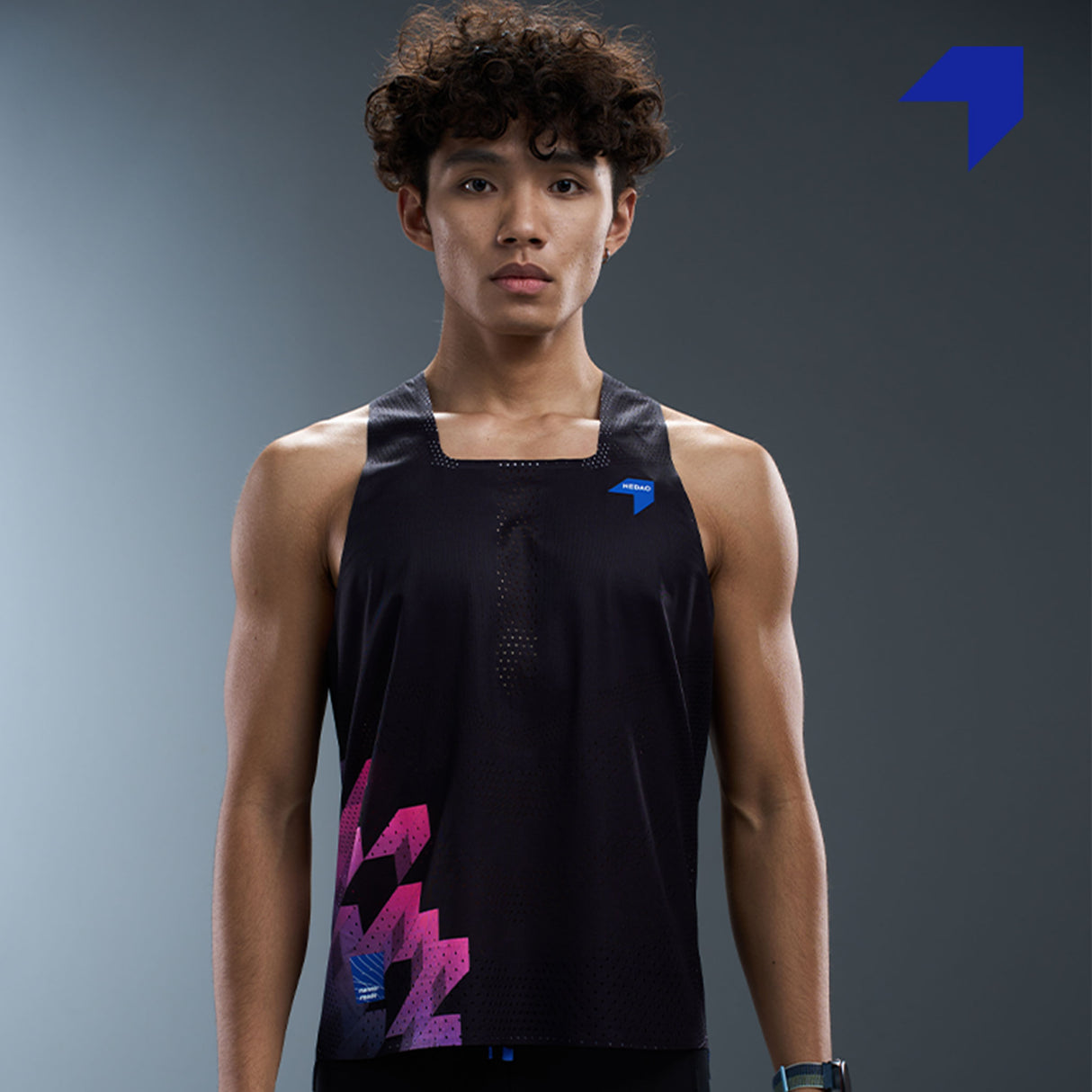 NEDAO Men's QiFlow Racing Singlet One Cut (Special Print Edition)