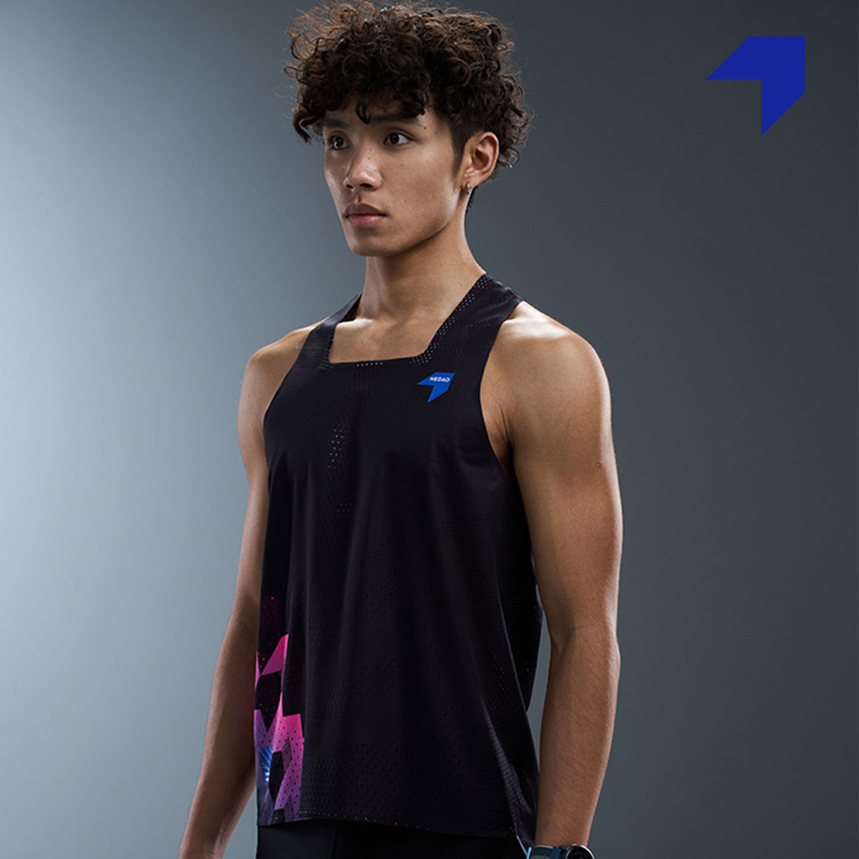 NEDAO Men's QiFlow Racing Singlet One Cut (Special Print Edition)