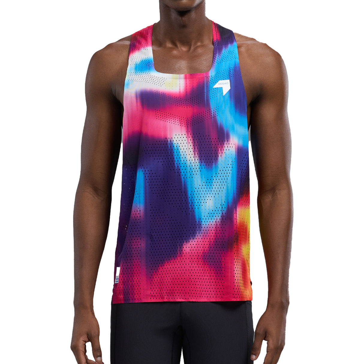 NEDAO MEN'S QIFLOW RACING SINGLET - SPECIAL PRINT EDITION