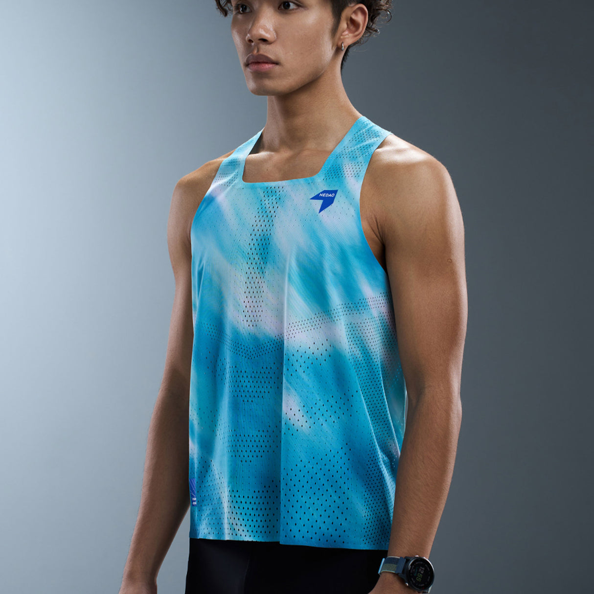 NEDAO Men's QiFlow Racing Singlet One Cut (Special Print Edition)