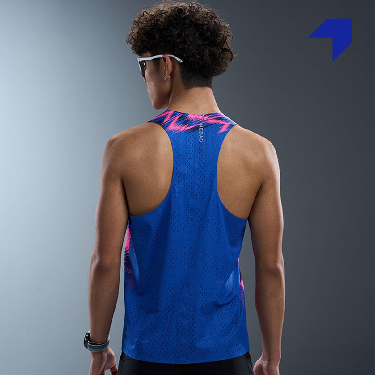 NEDAO Men's QiFlow Racing Singlet One Cut (Special Print Edition)