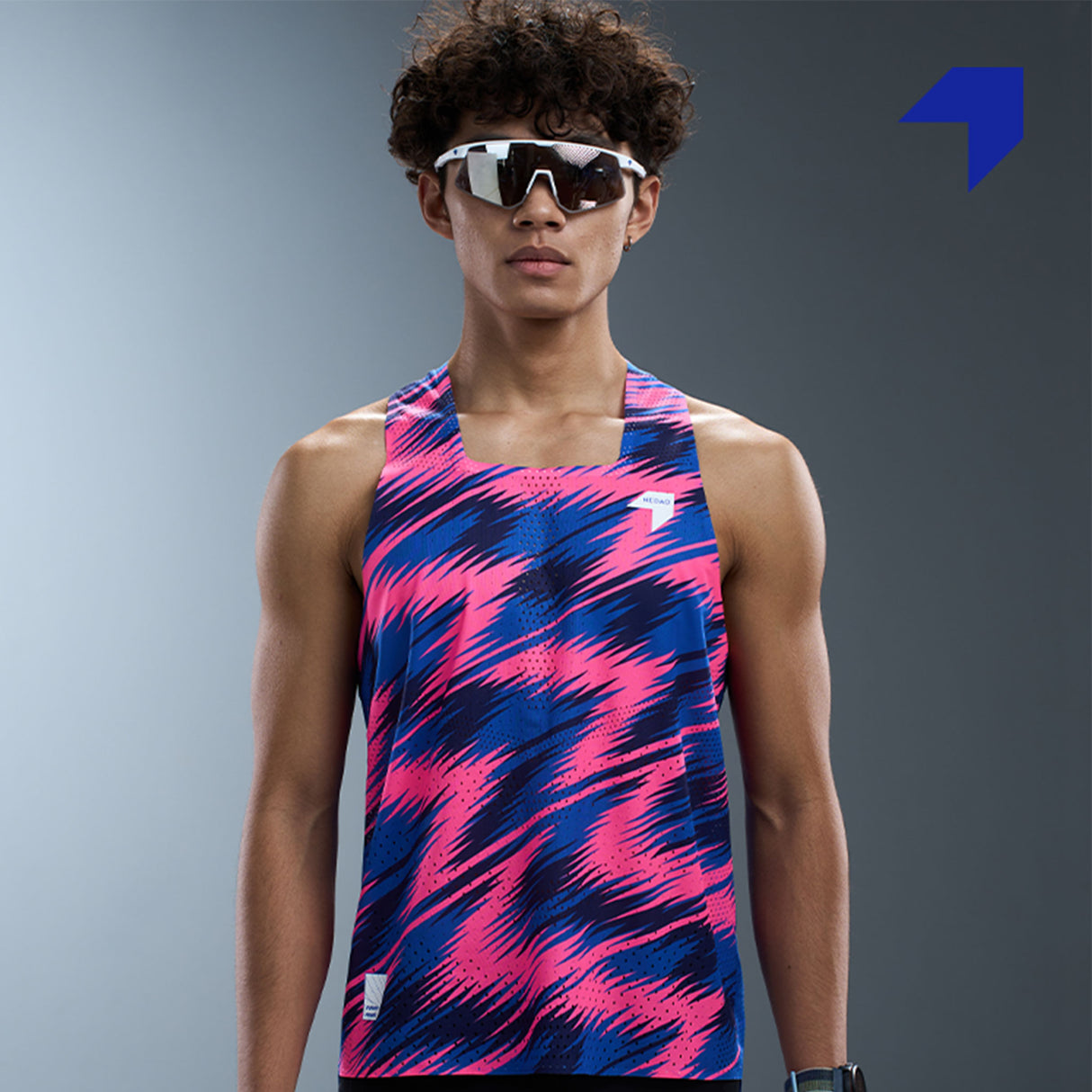 NEDAO Men's QiFlow Racing Singlet One Cut (Special Print Edition)