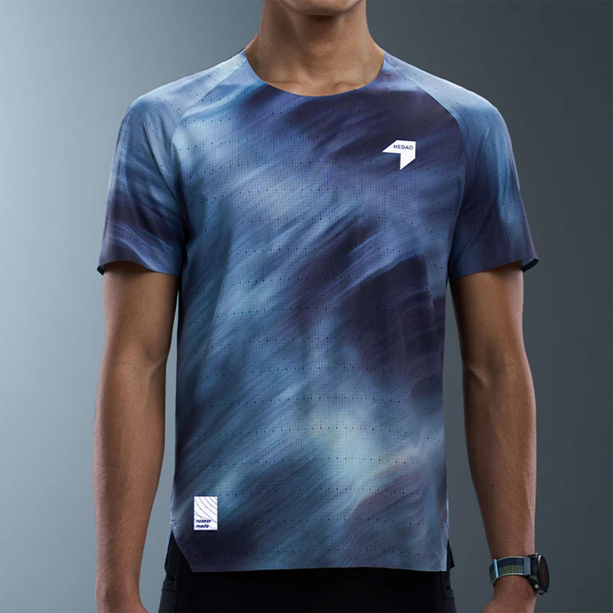 NEDAO MEN'S QIFLOW RUNNING T-SHIRT - SPECIAL PRINT EDITION