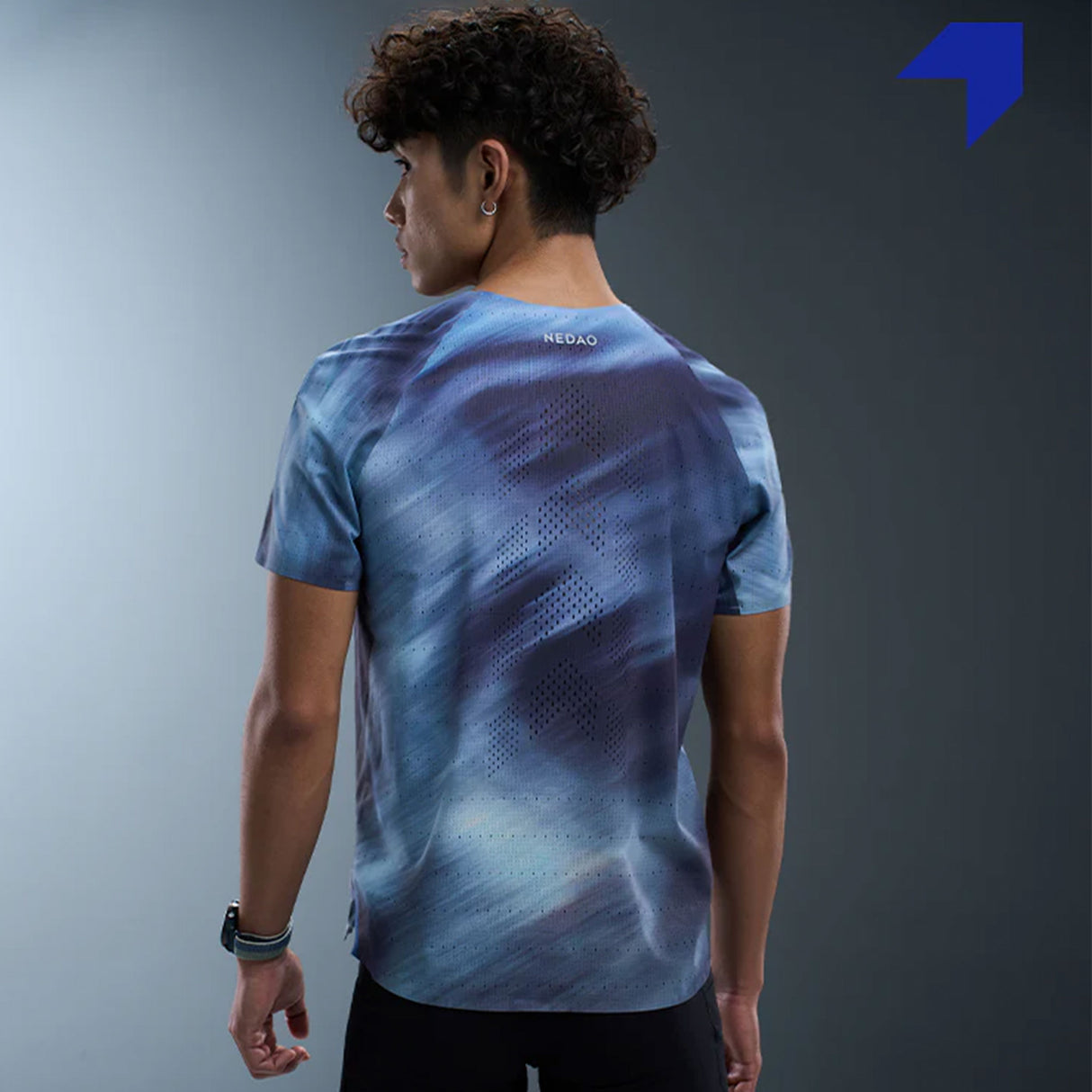 NEDAO MEN'S QIFLOW RUNNING T-SHIRT - SPECIAL PRINT EDITION