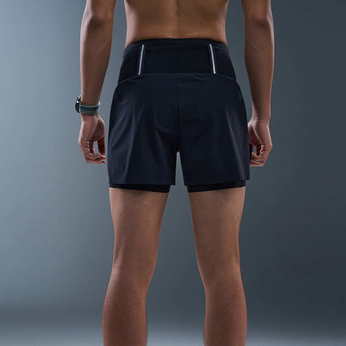 NEDAO MEN'S RUNNING TRIOSHORTS POWERPOUCH - ONEPIECE WITH BIB HOLDER