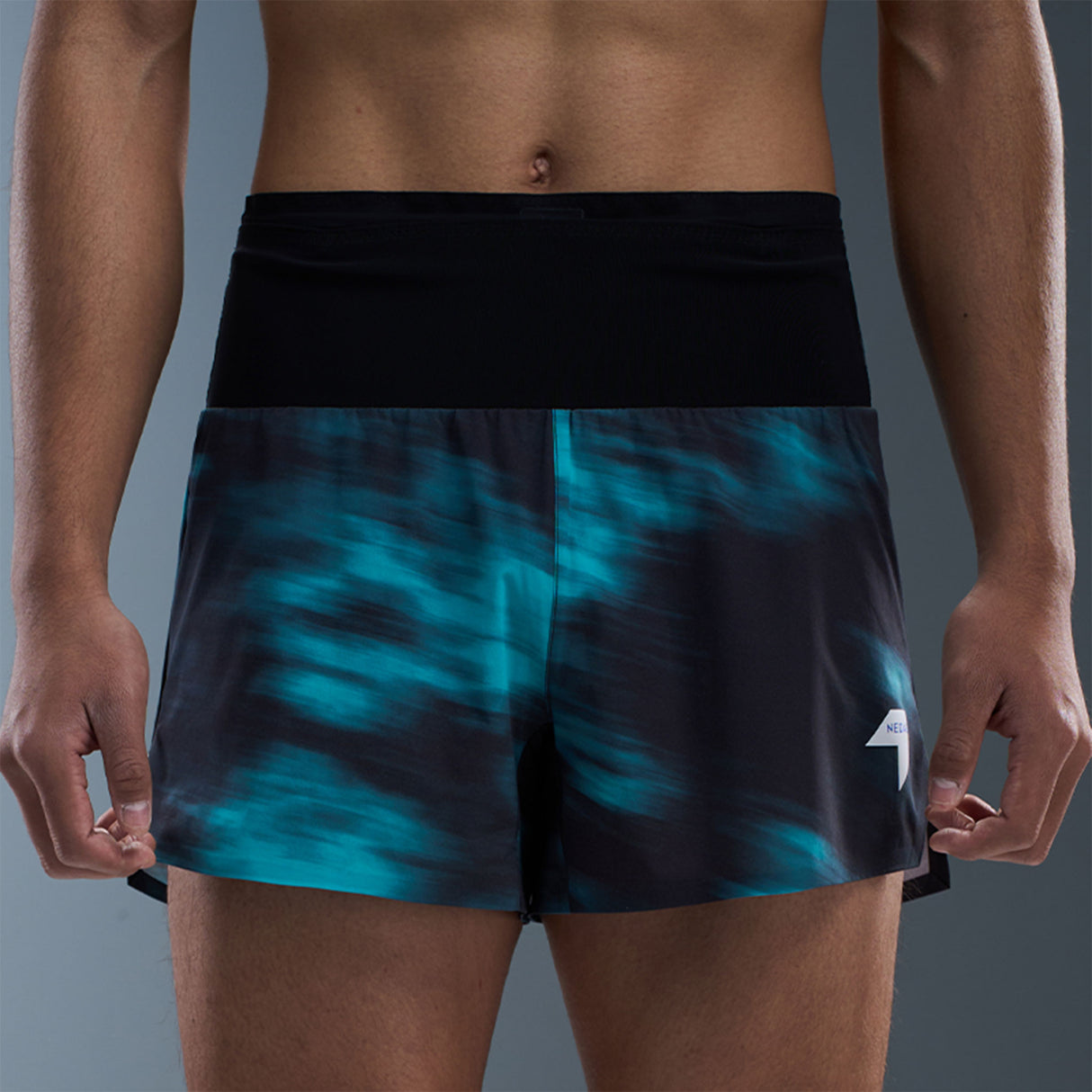 NEDAO MEN'S STORAGE RUNNING SHORTS POWERPOUCH 4" - SPECIAL PRINT