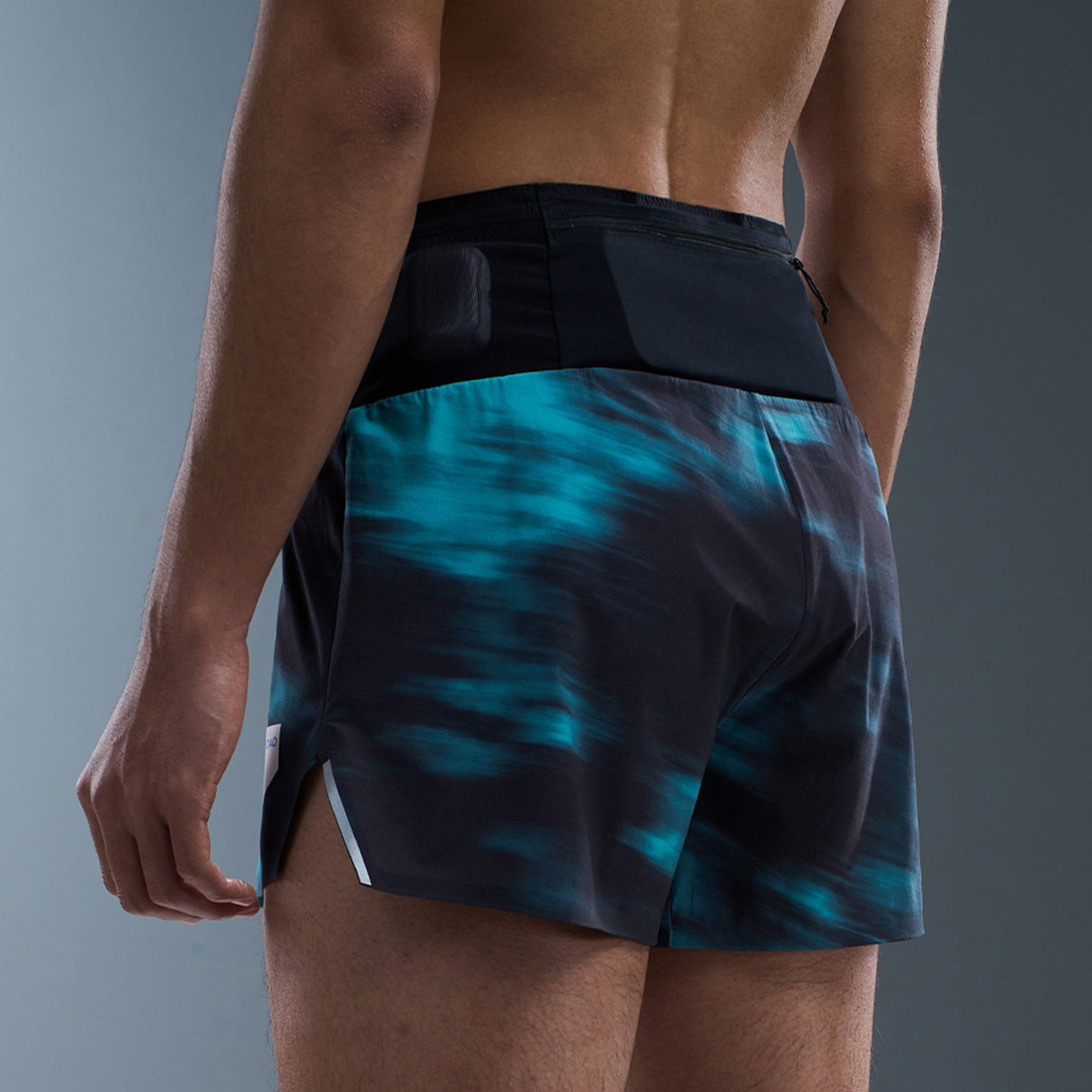 NEDAO MEN'S STORAGE RUNNING SHORTS POWERPOUCH 4" - SPECIAL PRINT