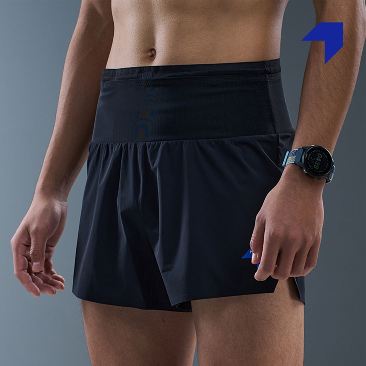NEDAO MEN'S STORAGE RUNNING SHORTS POWERPOUCH 4" #LINING