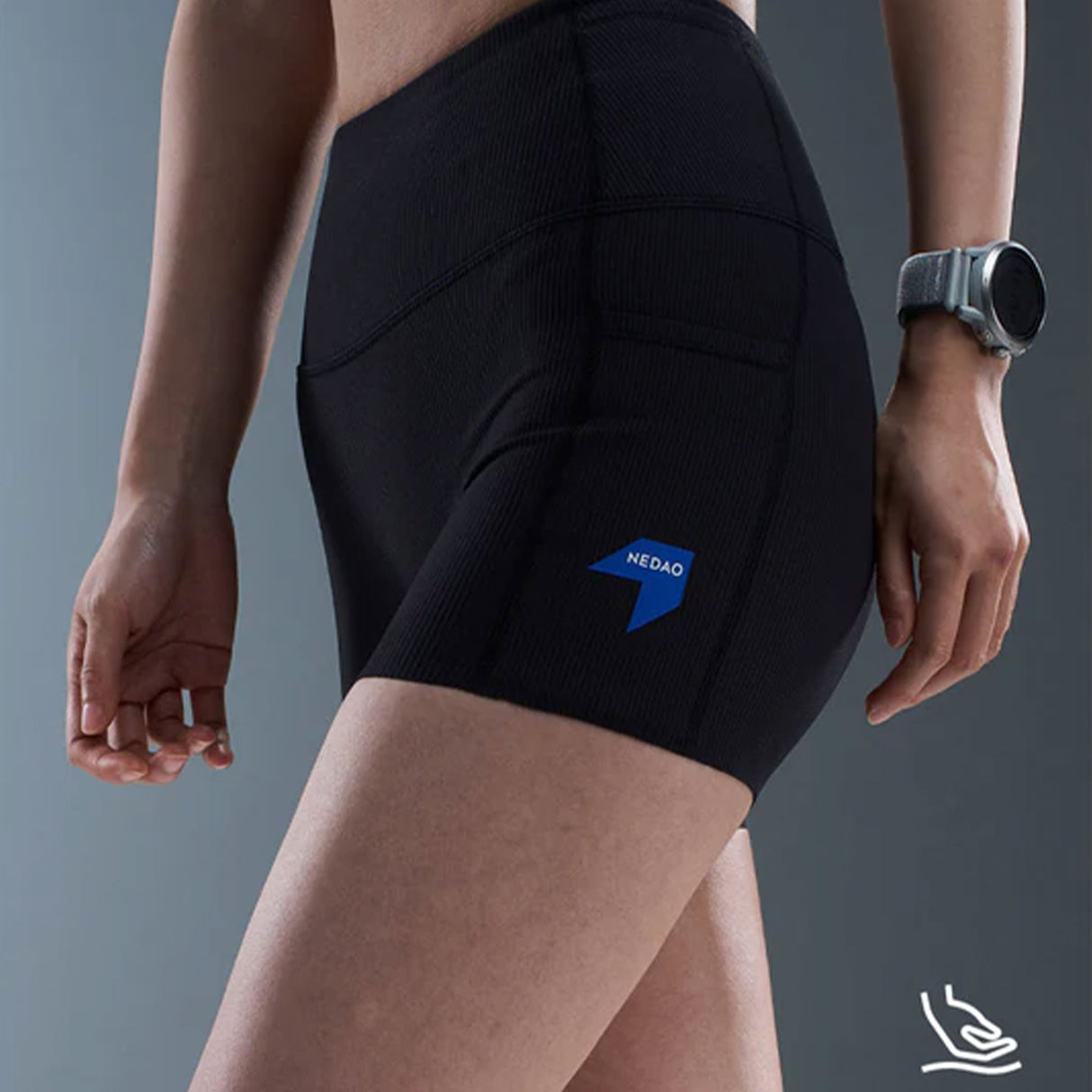 NEDAO WOMEN'S 1/4 LENGTH RUNNING TIGHTS VELOCITY X PRO