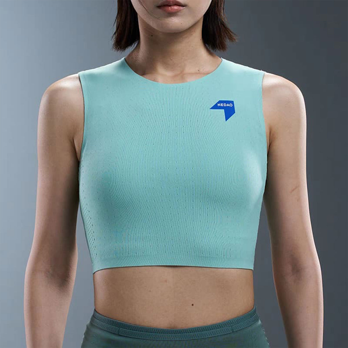 NEDAO Women's QiFlow Running Crop Top