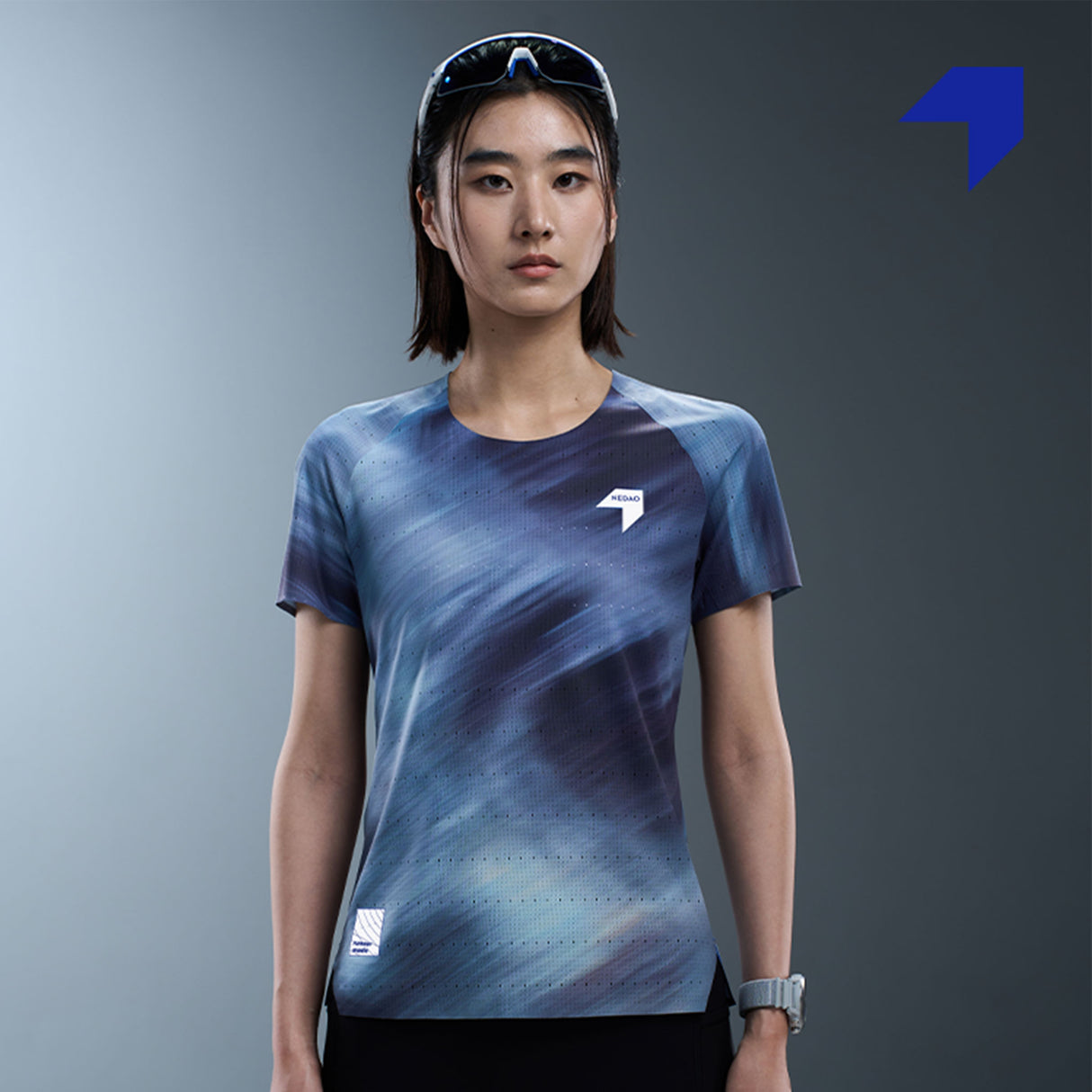 NEDAO WOMEN'S QIFLOW RUNNING T-SHIRT - SPECIAL PRINT EDITION