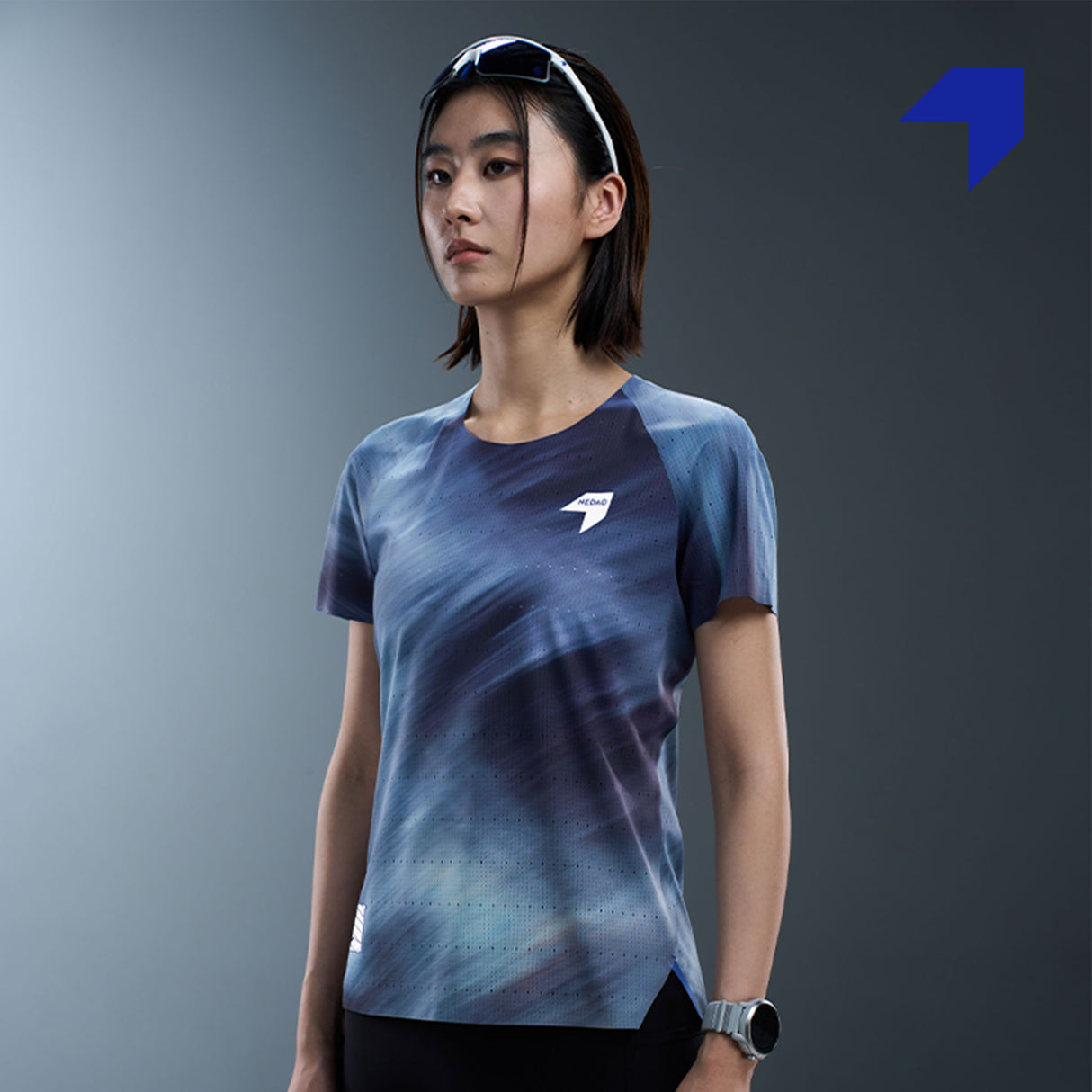 NEDAO WOMEN'S QIFLOW RUNNING T-SHIRT - SPECIAL PRINT EDITION