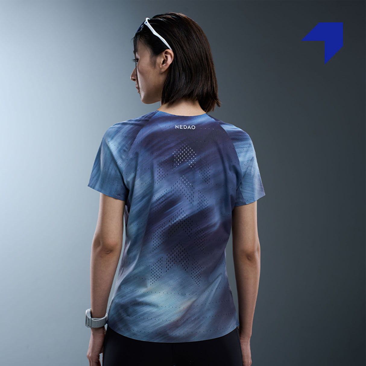 NEDAO WOMEN'S QIFLOW RUNNING T-SHIRT - SPECIAL PRINT EDITION