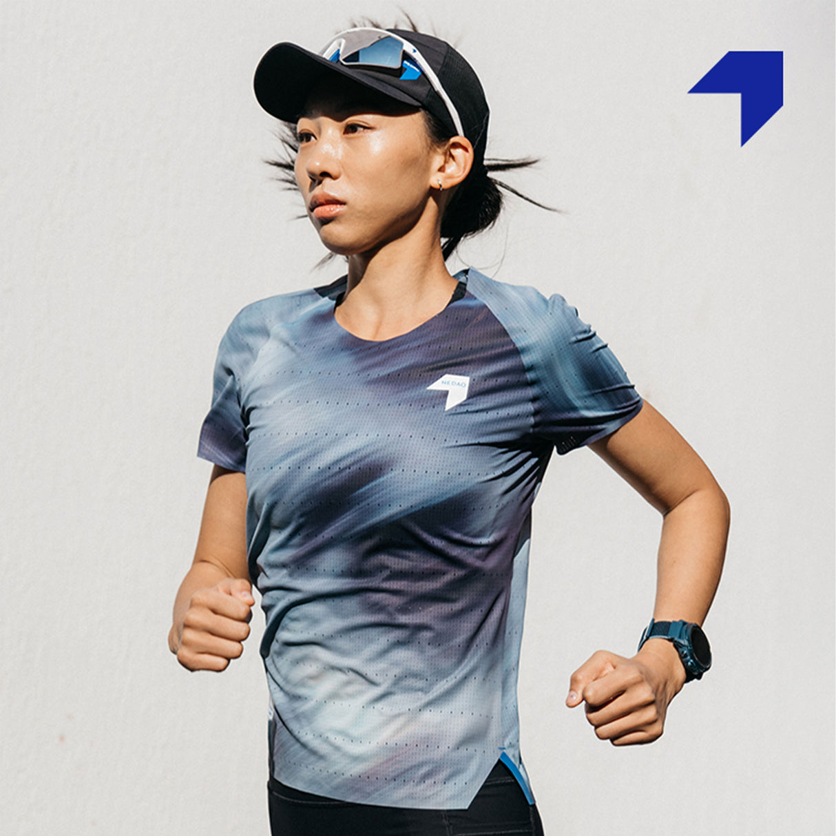 NEDAO WOMEN'S QIFLOW RUNNING T-SHIRT - SPECIAL PRINT EDITION