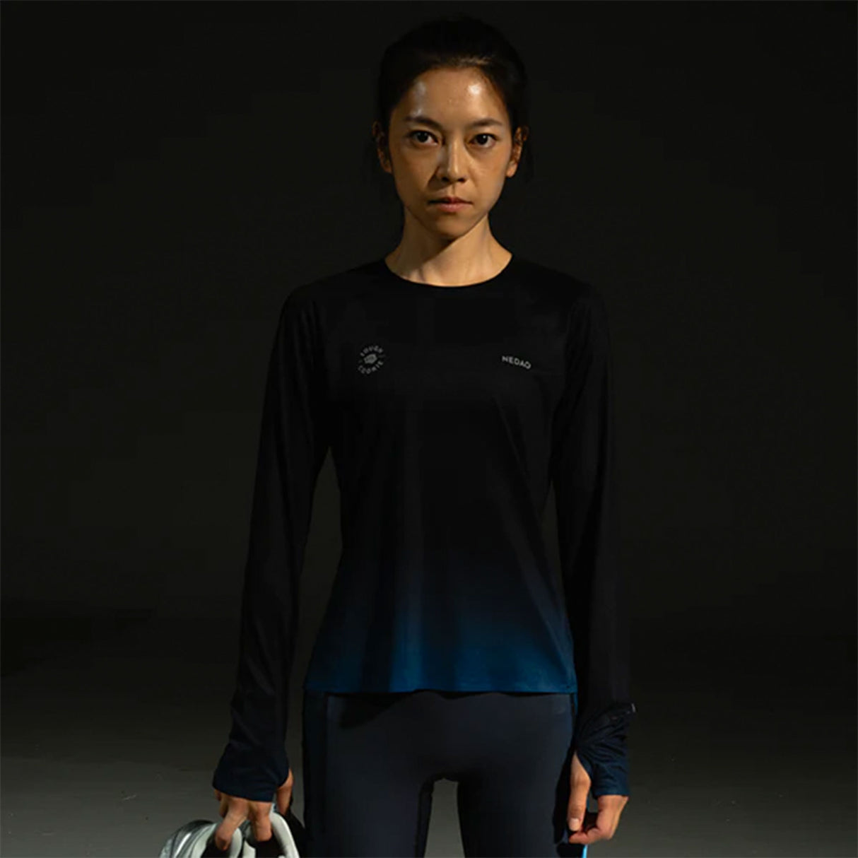 NEDAO WOMEN'S SWIFTBREEZE RUNNING SHIRT LONG SLEEVE - TOUGH COOKIE LIMITED EDITION