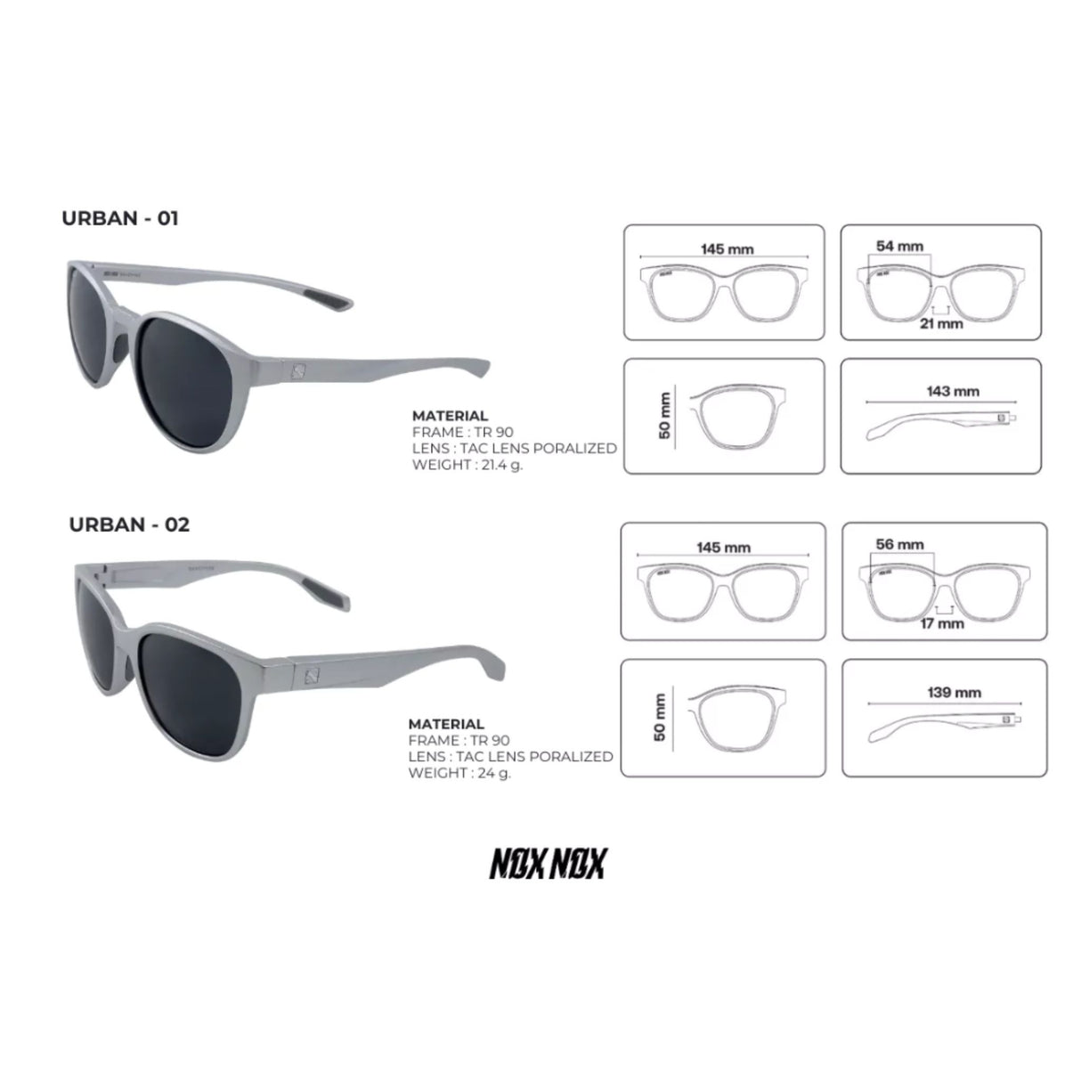 NOX NOX URBAN - METALLIC FRAME