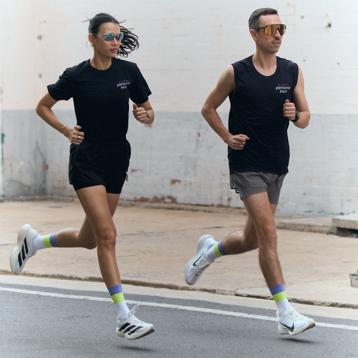 PERSONALBEST PERFORMANCE SOCK - CREW - SPECTRUM