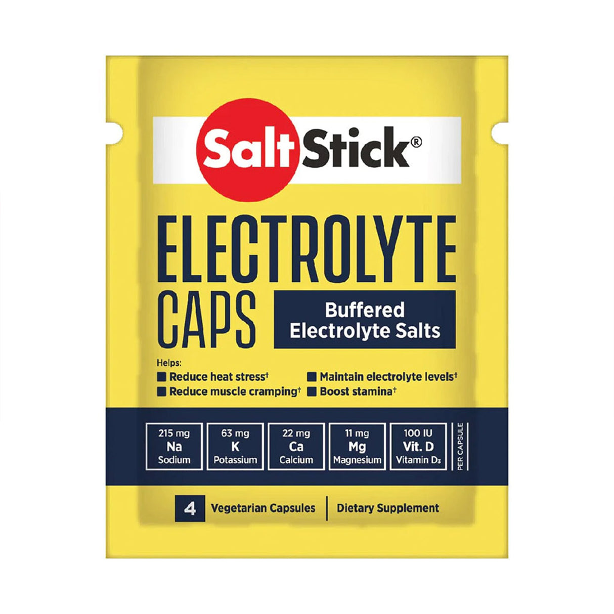 SALTSTICK ELECTROLYTE CAPS 4ct ป้องกันตะคริวแบบซอง