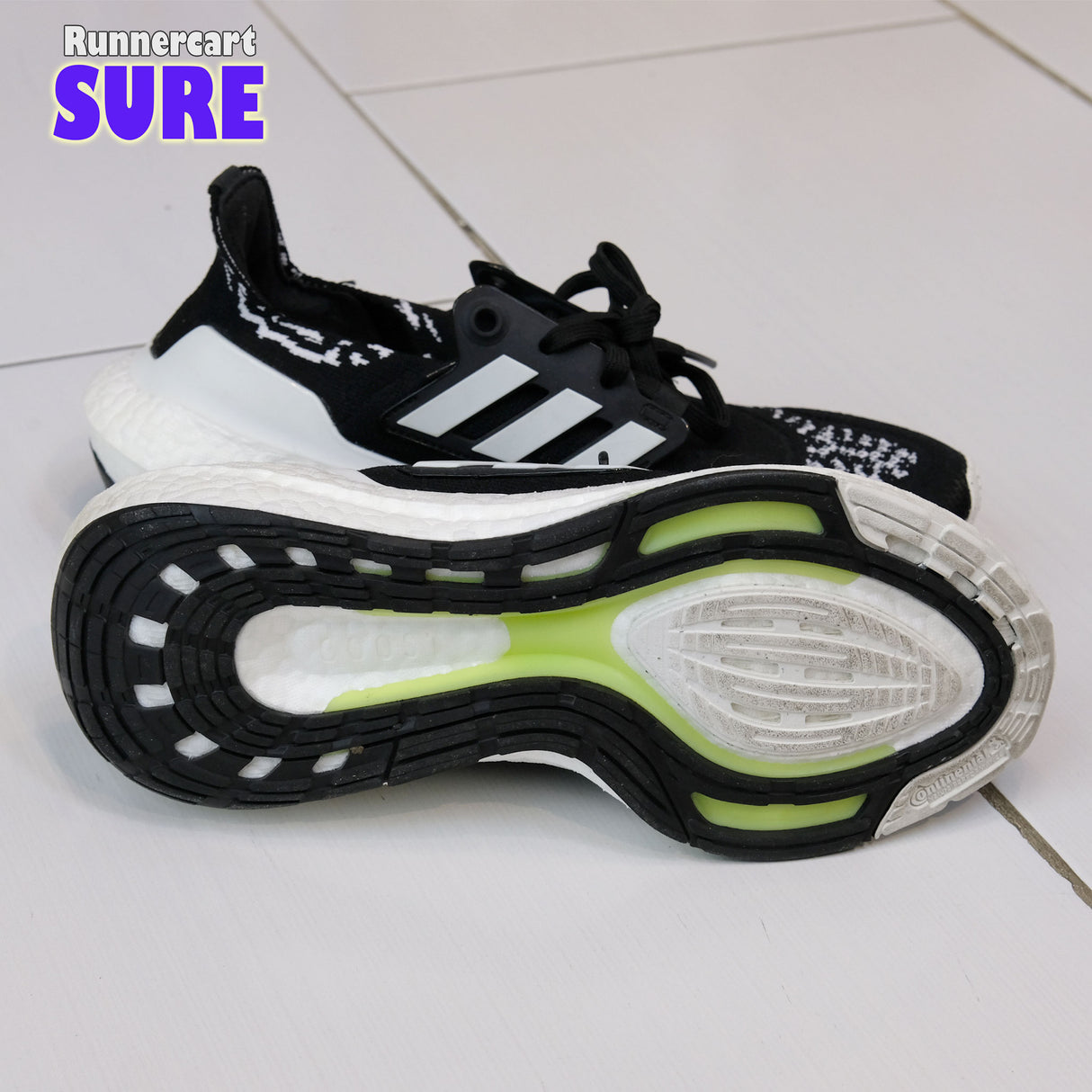 Sure_Adidas Women Ultraboost 23(Black), Size 7.5US (ไม่มีกล่อง)