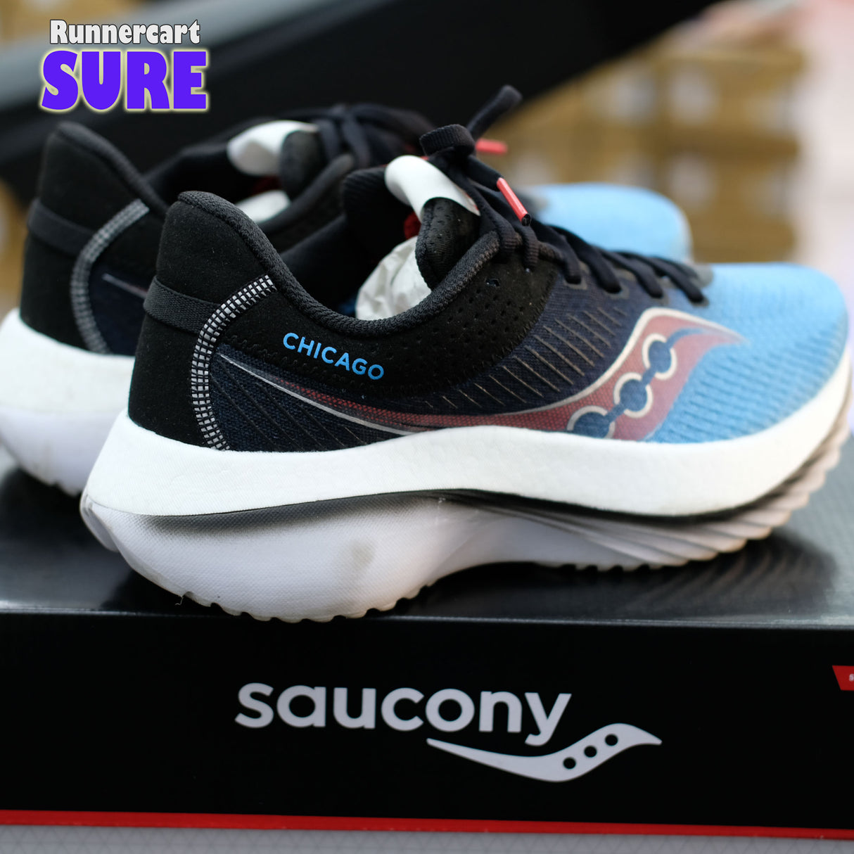 Sure_Saucony Kinvara Pro Blue / Black (Chicago) Size 8 US