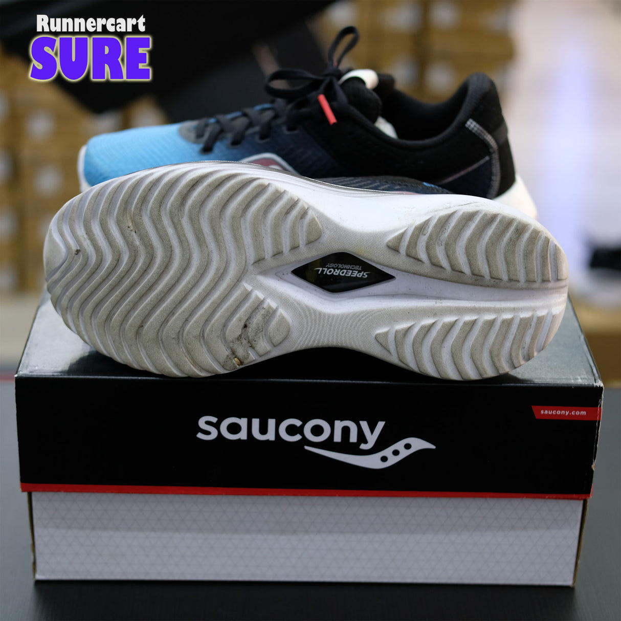 Sure_Saucony Kinvara Pro Blue / Black (Chicago) Size 8 US