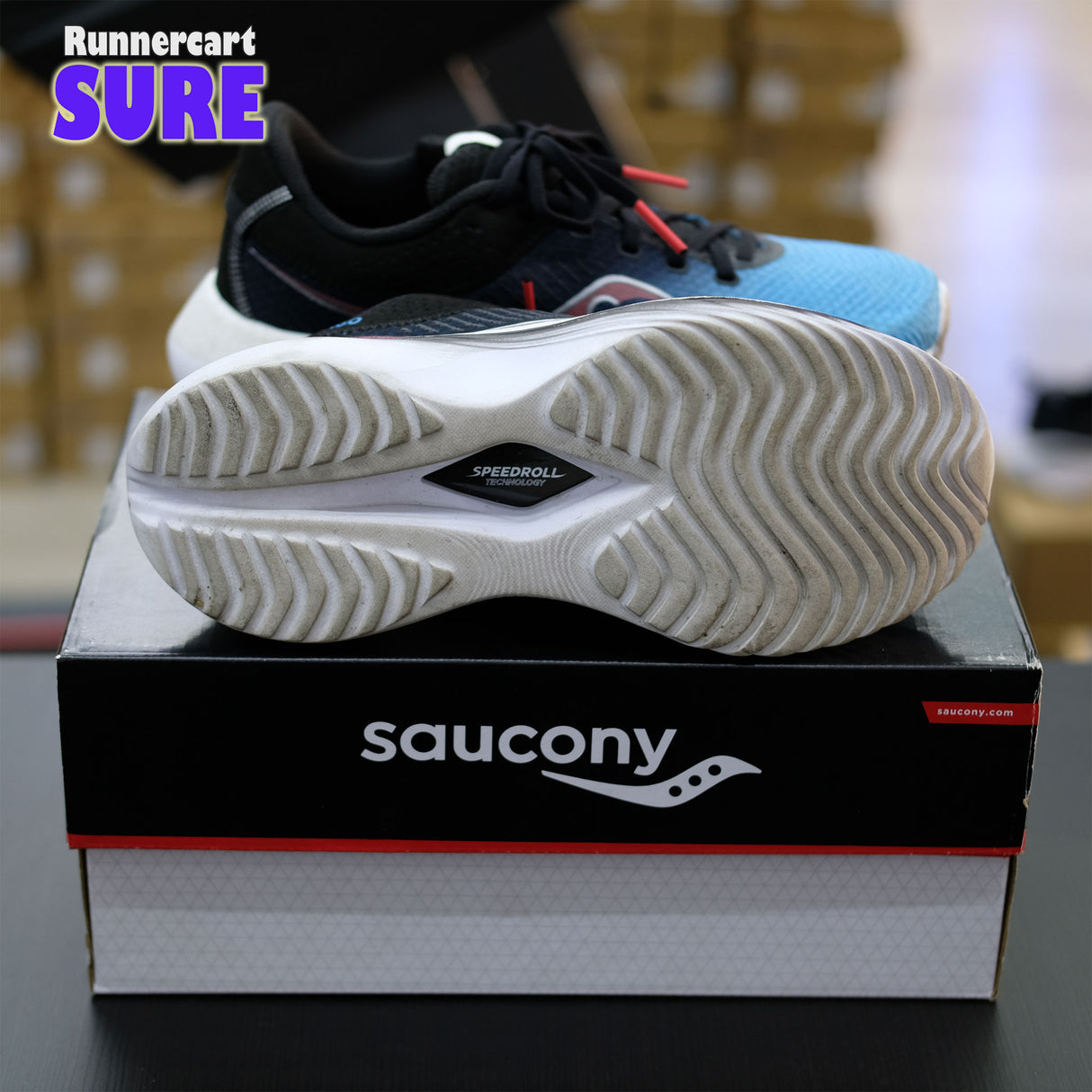 Sure_Saucony Kinvara Pro Blue / Black (Chicago) Size 8 US