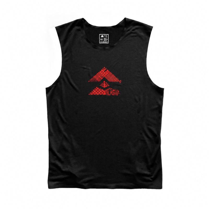 T8 MEN TRAIL TANK - THE 9 DRAGONS