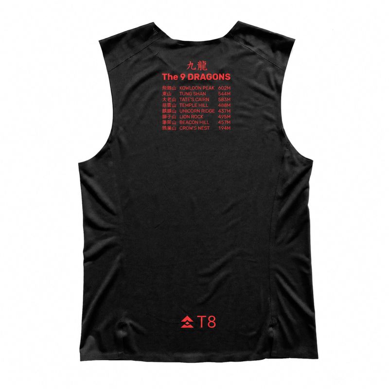 T8 MEN TRAIL TANK - THE 9 DRAGONS