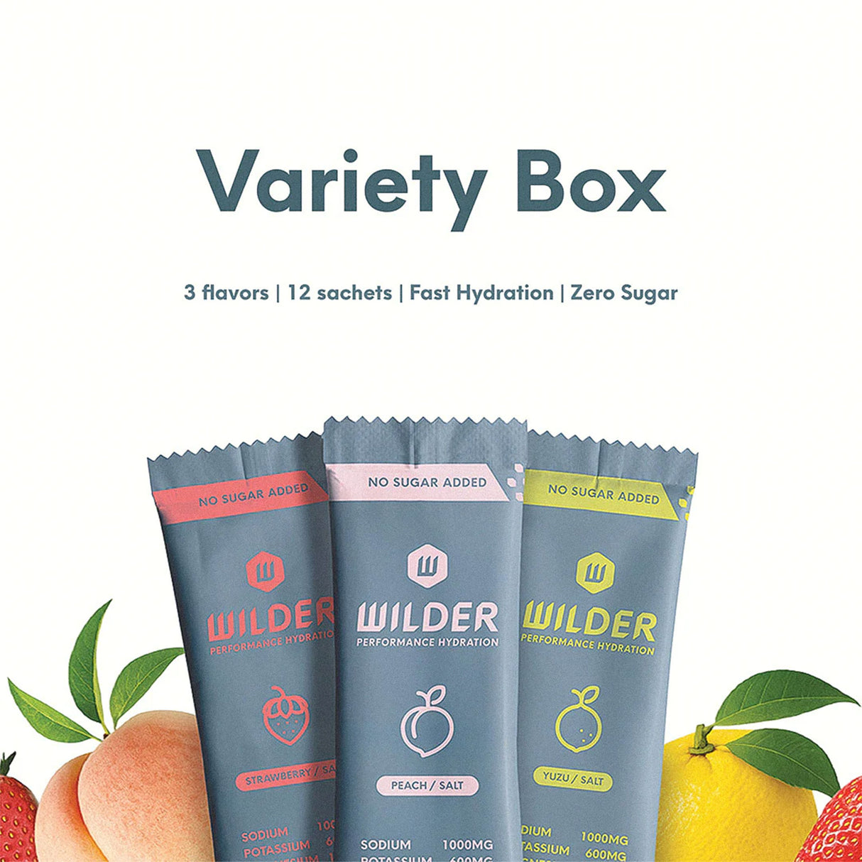 WILDER PERFORMANCE HYDRATION - VARIETY PACK 12 SACHETS